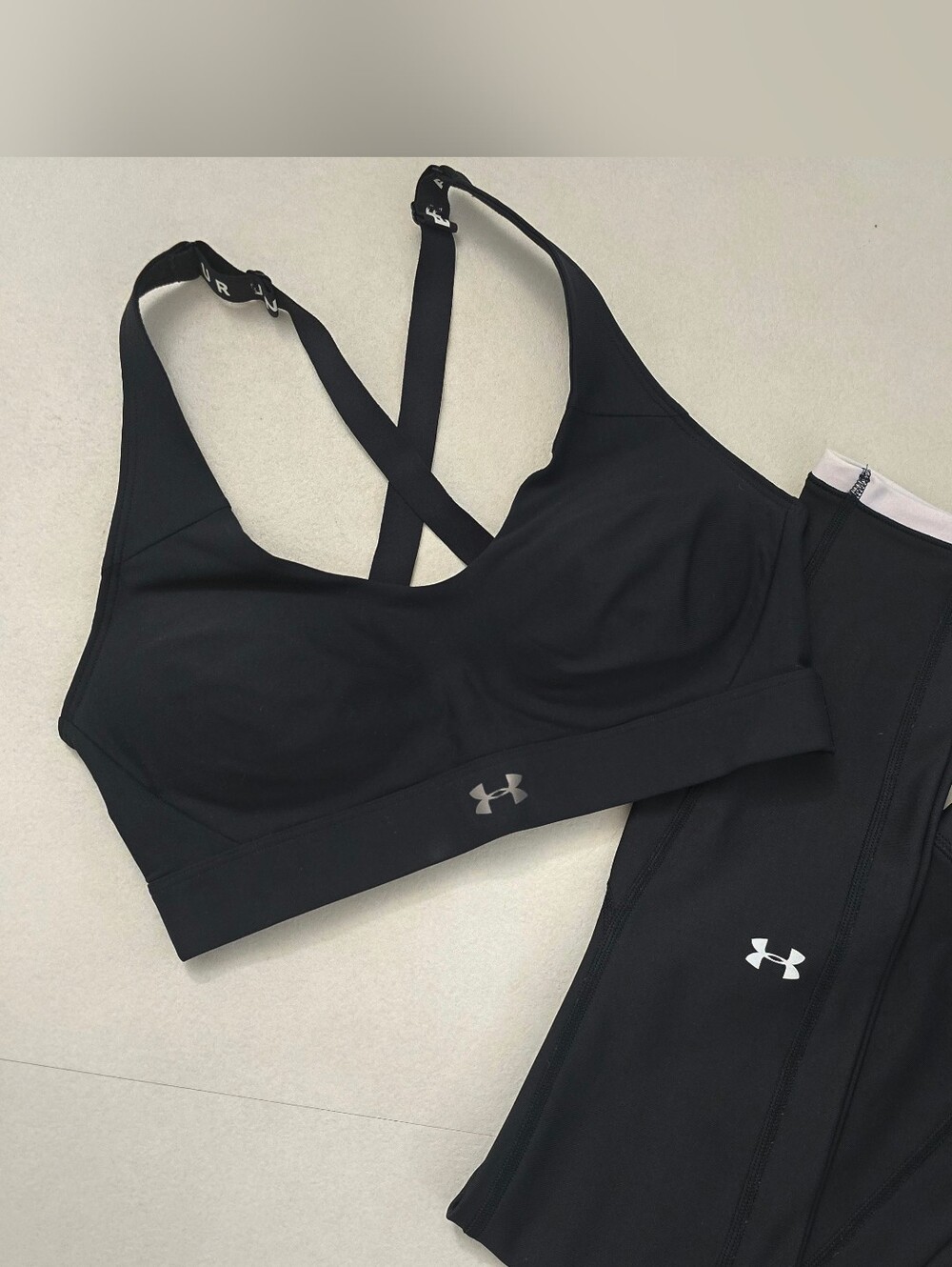 Under Armour Bra Top And Leggings Set Size S